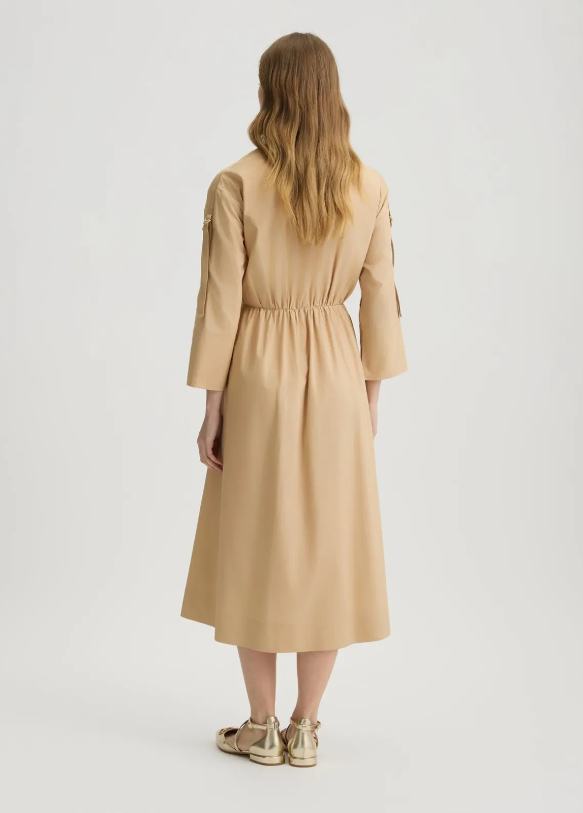 Liu Jo Vestido de algodón con cinturón-Mujer Vestidos