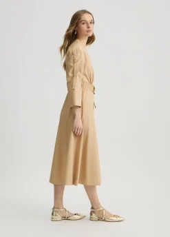 Liu Jo Vestido de algodón con cinturón-Mujer Vestidos