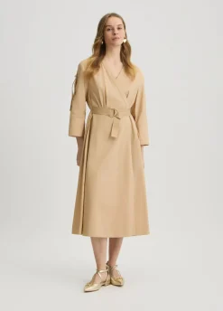 Liu Jo Vestido de algodón con cinturón-Mujer Vestidos