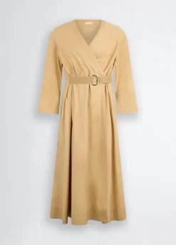 Liu Jo Vestido de algodón con cinturón-Mujer Vestidos
