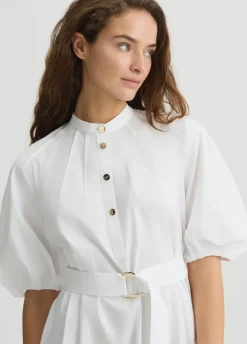 Liu Jo Vestido de algodón con cinturón-Mujer Vestidos