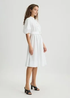 Liu Jo Vestido de algodón con cinturón-Mujer Vestidos