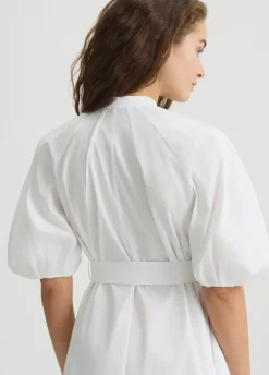 Liu Jo Vestido de algodón con cinturón-Mujer Vestidos