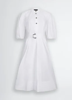 Liu Jo Vestido de algodón con cinturón-Mujer Vestidos