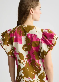 Liu Jo Vestido de algodón estampado-Mujer Vestidos