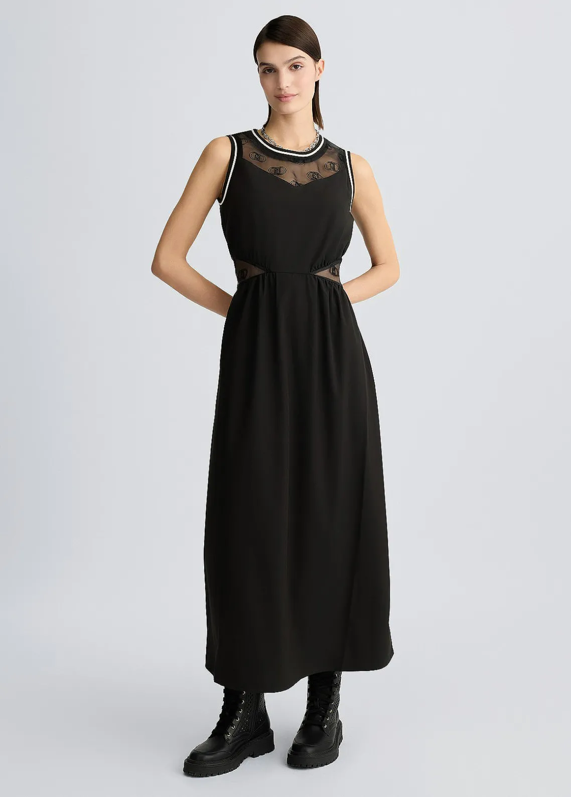 Liu Jo Vestido de cuello redondo-Mujer Ropa Deportiva|Vestidos