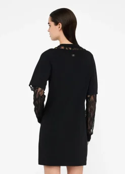 Liu Jo Vestido de felpa con encaje-Mujer Ropa Deportiva|Vestidos