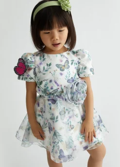Liu Jo Vestido de fiesta de organza estampada- Vestidos Y Enterizos