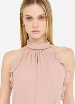 Liu Jo Vestido de fiesta en tejido georgette-Mujer Ceremonia|Vestidos
