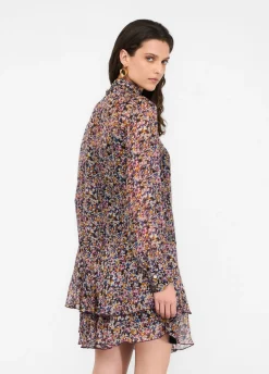 Liu Jo Vestido de flores de gasa de seda-Mujer Vestidos