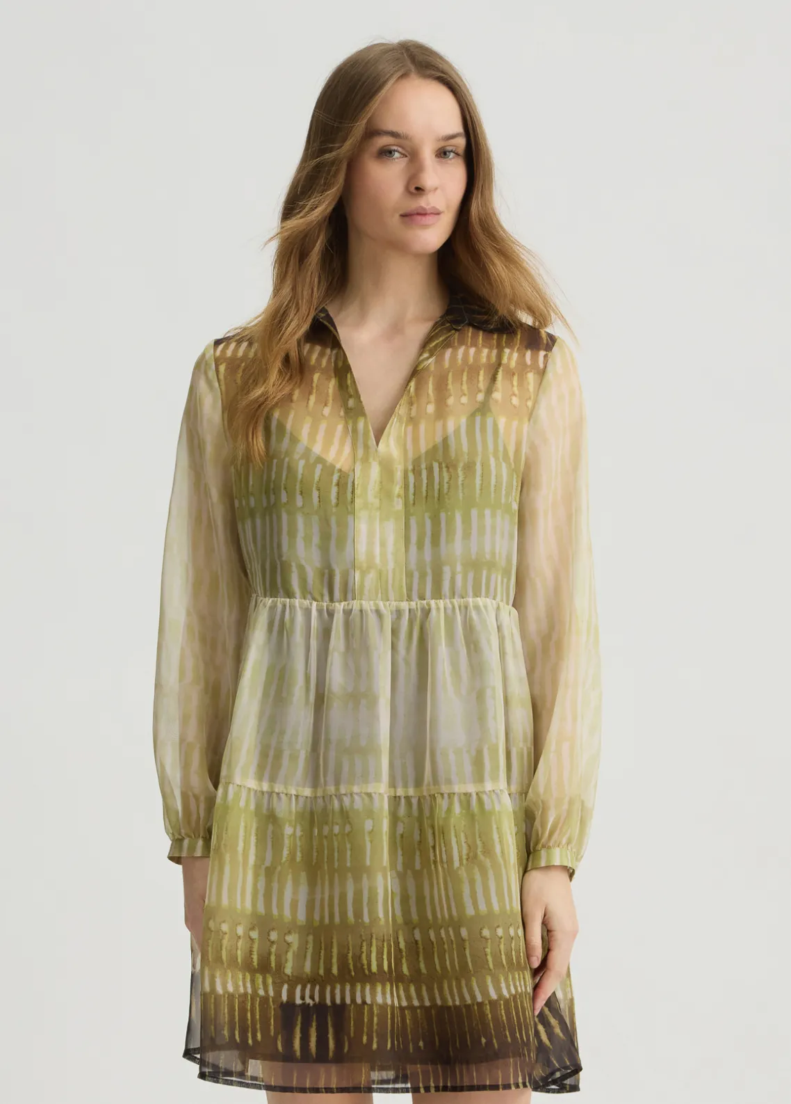Liu Jo Vestido de gasa estampado-Mujer Vestidos
