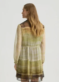 Liu Jo Vestido de gasa estampado-Mujer Vestidos