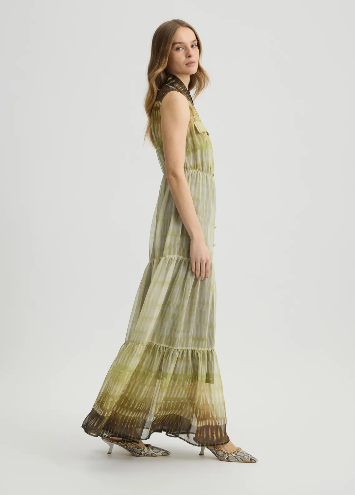 Liu Jo Vestido de gasa estampado-Mujer Vestidos