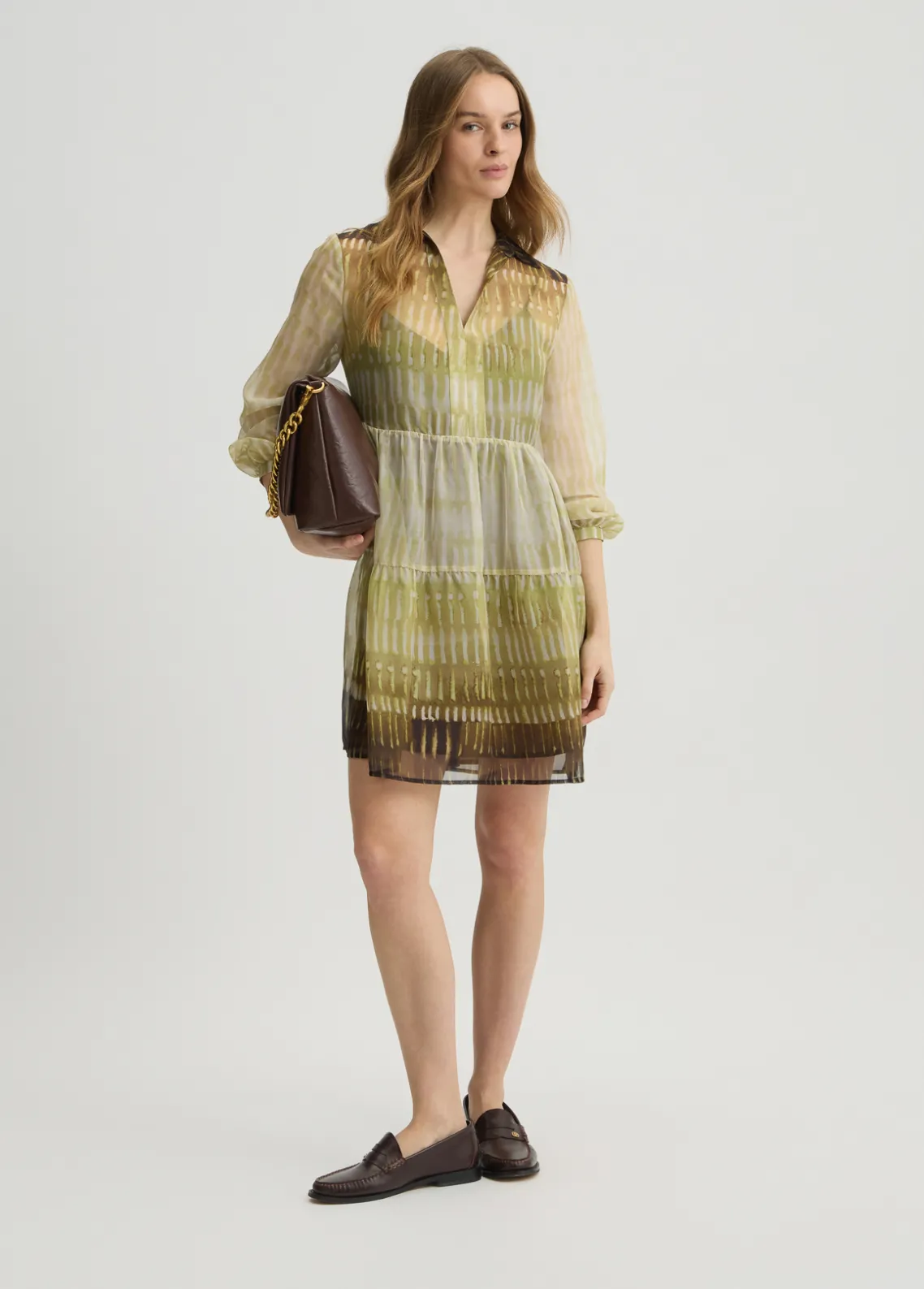 Liu Jo Vestido de gasa estampado-Mujer Vestidos