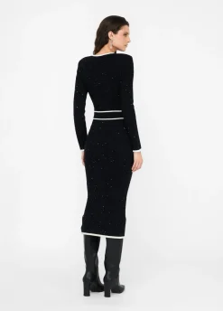 Liu Jo Vestido de lurex®-Mujer Cárdigans Y Jerséis|Vestidos