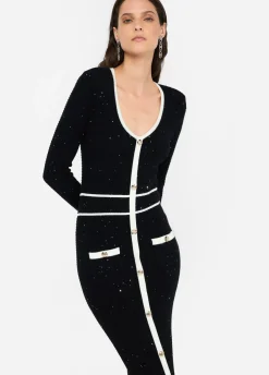 Liu Jo Vestido de lurex®-Mujer Cárdigans Y Jerséis|Vestidos