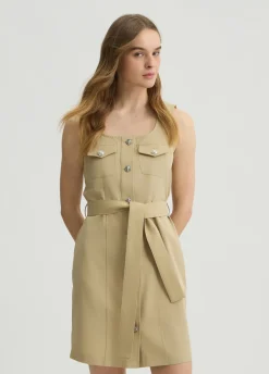 Liu Jo Vestido de mezcla de algodón-Mujer Vestidos