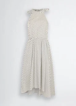 Liu Jo Vestido de popelina a rayas-Mujer Moda Baño|Vestidos