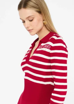 Liu Jo Vestido de punto a rayas-Mujer Ropa Deportiva|Vestidos
