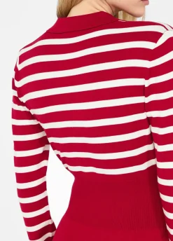 Liu Jo Vestido de punto a rayas-Mujer Ropa Deportiva|Vestidos