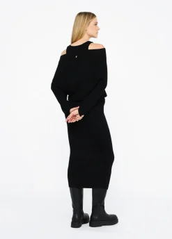 Liu Jo Vestido de punto con bordados de pedrería-Mujer Vestidos