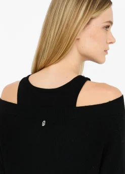 Liu Jo Vestido de punto con bordados de pedrería-Mujer Vestidos