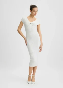 Liu Jo Vestido de punto con cinturón-Mujer Vestidos