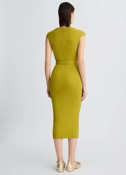 Liu Jo Vestido de punto con cinturón-Mujer Cárdigans Y Jerséis|Vestidos
