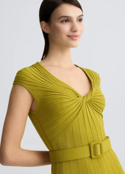Liu Jo Vestido de punto con cinturón-Mujer Cárdigans Y Jerséis|Vestidos