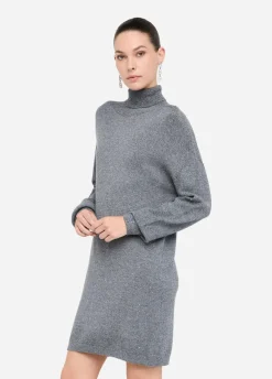 Liu Jo Vestido de punto con microlentejuelas-Mujer Vestidos