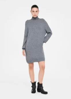 Liu Jo Vestido de punto con microlentejuelas-Mujer Vestidos
