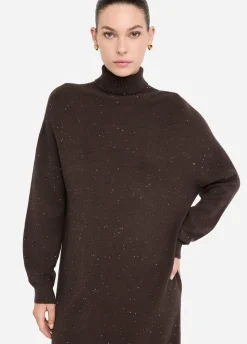 Liu Jo Vestido de punto con microlentejuelas-Mujer Vestidos