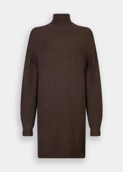 Liu Jo Vestido de punto con microlentejuelas-Mujer Vestidos