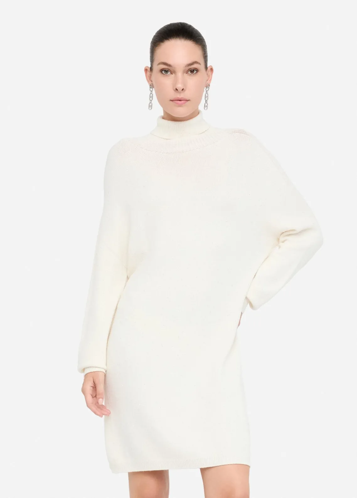 Liu Jo Vestido de punto con microlentejuelas-Mujer Vestidos