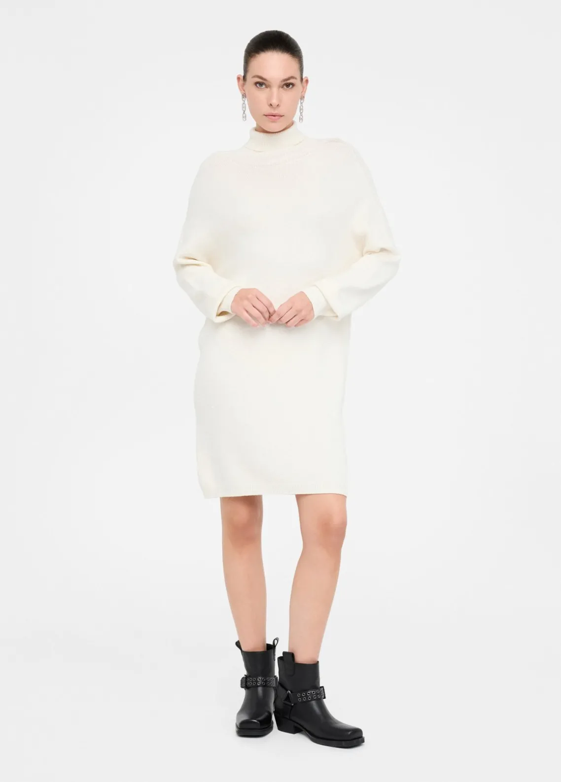 Liu Jo Vestido de punto con microlentejuelas-Mujer Vestidos
