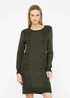 Liu Jo Vestido de punto con motivo animal-Mujer Cárdigans Y Jerséis|Vestidos