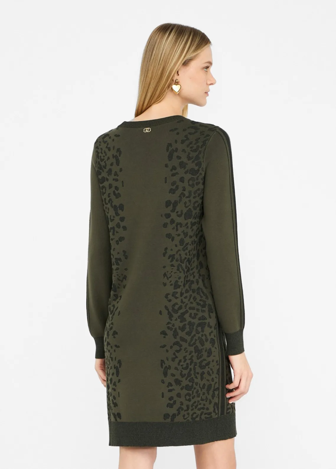 Liu Jo Vestido de punto con motivo animal-Mujer Cárdigans Y Jerséis|Vestidos