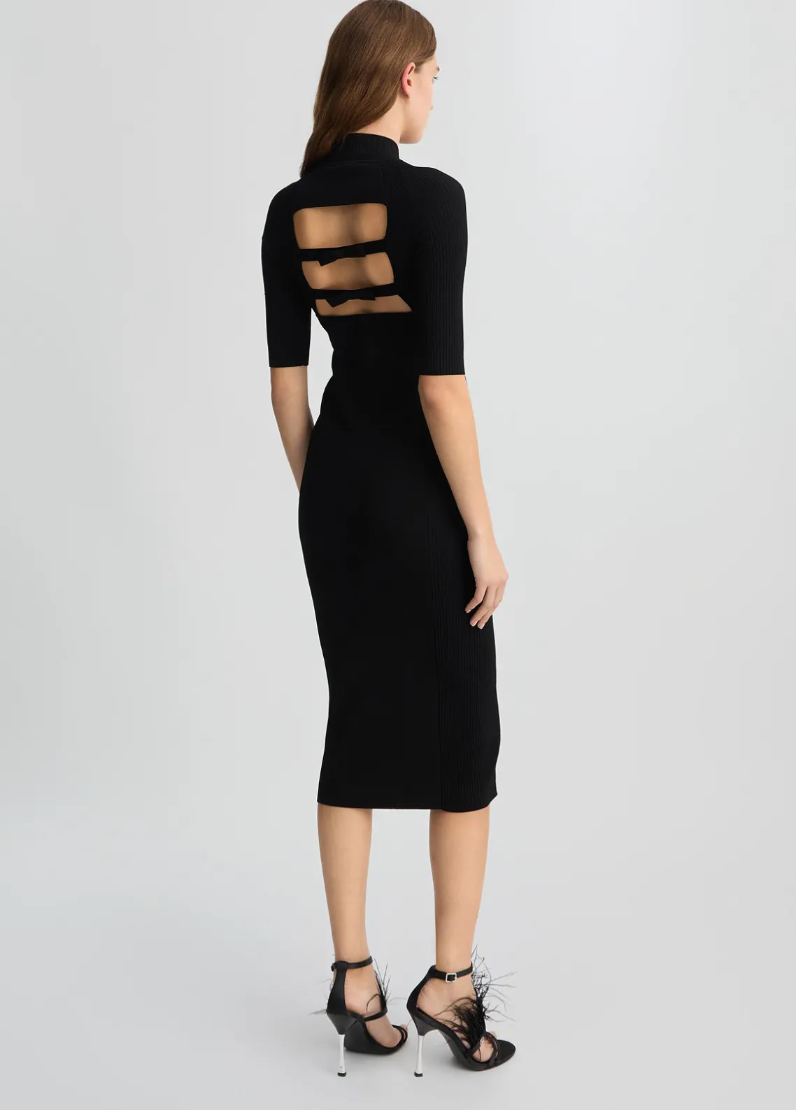 Liu Jo Vestido de punto con recortes-Mujer Cárdigans Y Jerséis|Vestidos