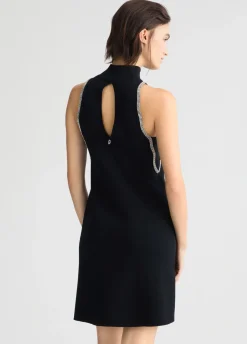 Liu Jo Vestido de punto con strass-Mujer Vestidos