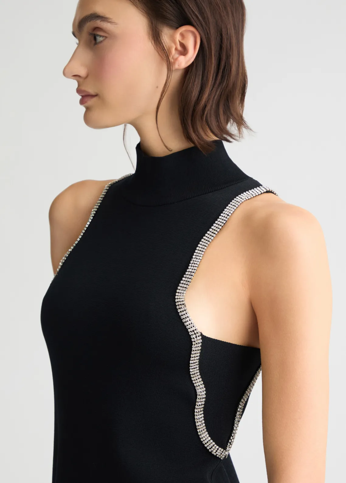 Liu Jo Vestido de punto con strass-Mujer Vestidos
