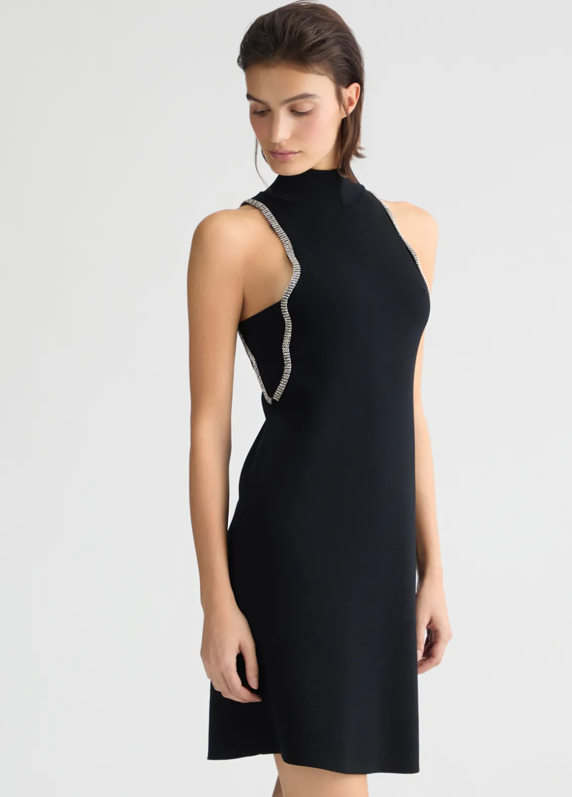 Liu Jo Vestido de punto con strass-Mujer Vestidos