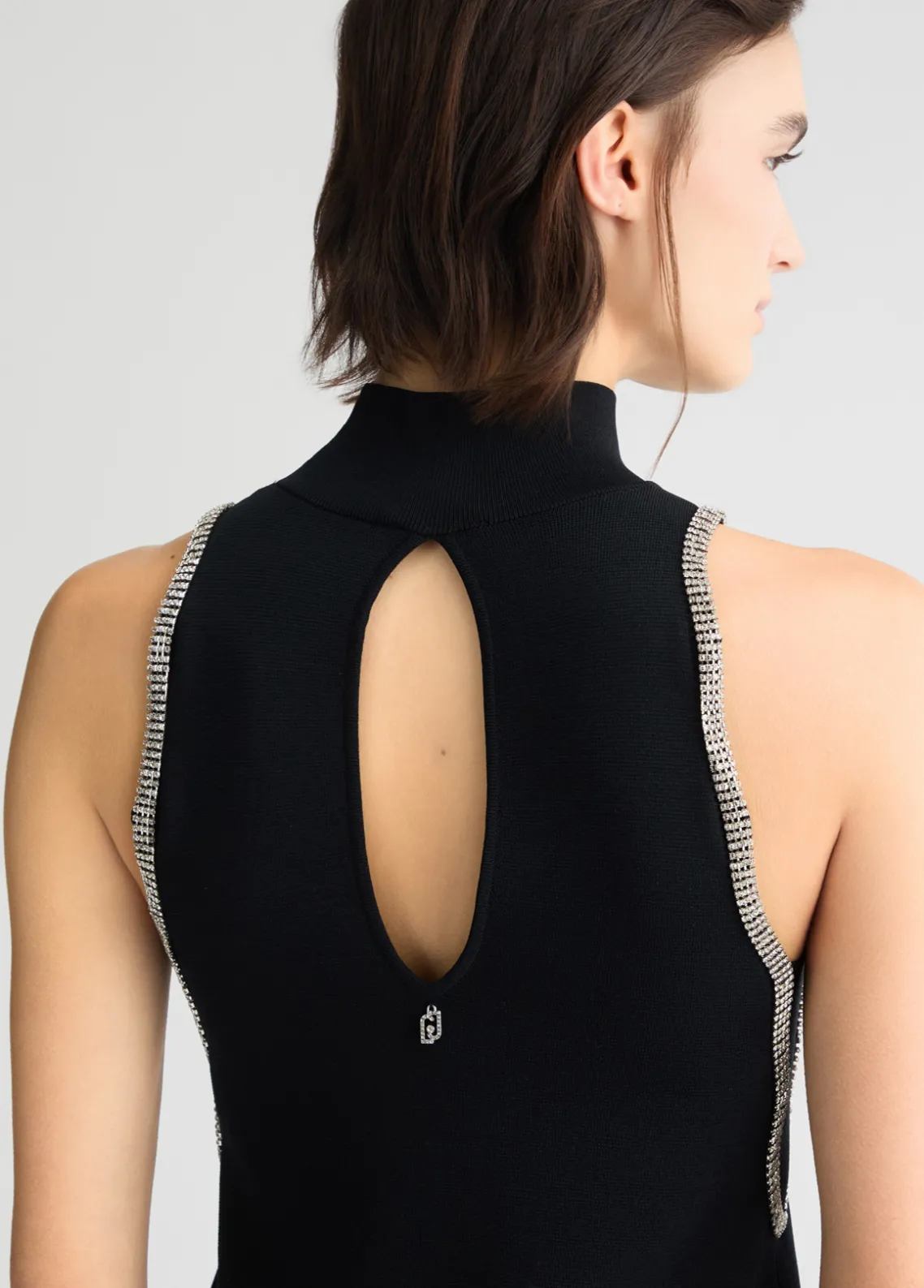 Liu Jo Vestido de punto con strass-Mujer Vestidos