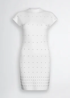Liu Jo Vestido de punto con tachuelas-Mujer Cárdigans Y Jerséis|Vestidos