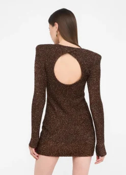 Liu Jo Vestido de punto con tirantes acolchados-Mujer Vestidos