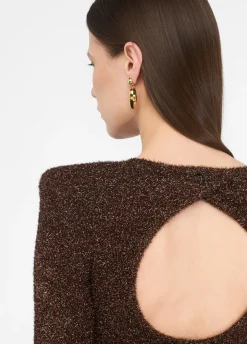 Liu Jo Vestido de punto con tirantes acolchados-Mujer Vestidos