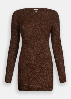 Liu Jo Vestido de punto con tirantes acolchados-Mujer Vestidos