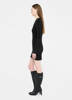 Liu Jo Vestido de punto con tirantes acolchados-Mujer Cárdigans Y Jerséis|Vestidos