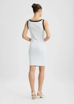 Liu Jo Vestido de punto de algodón-Mujer Moda Baño|Vestidos