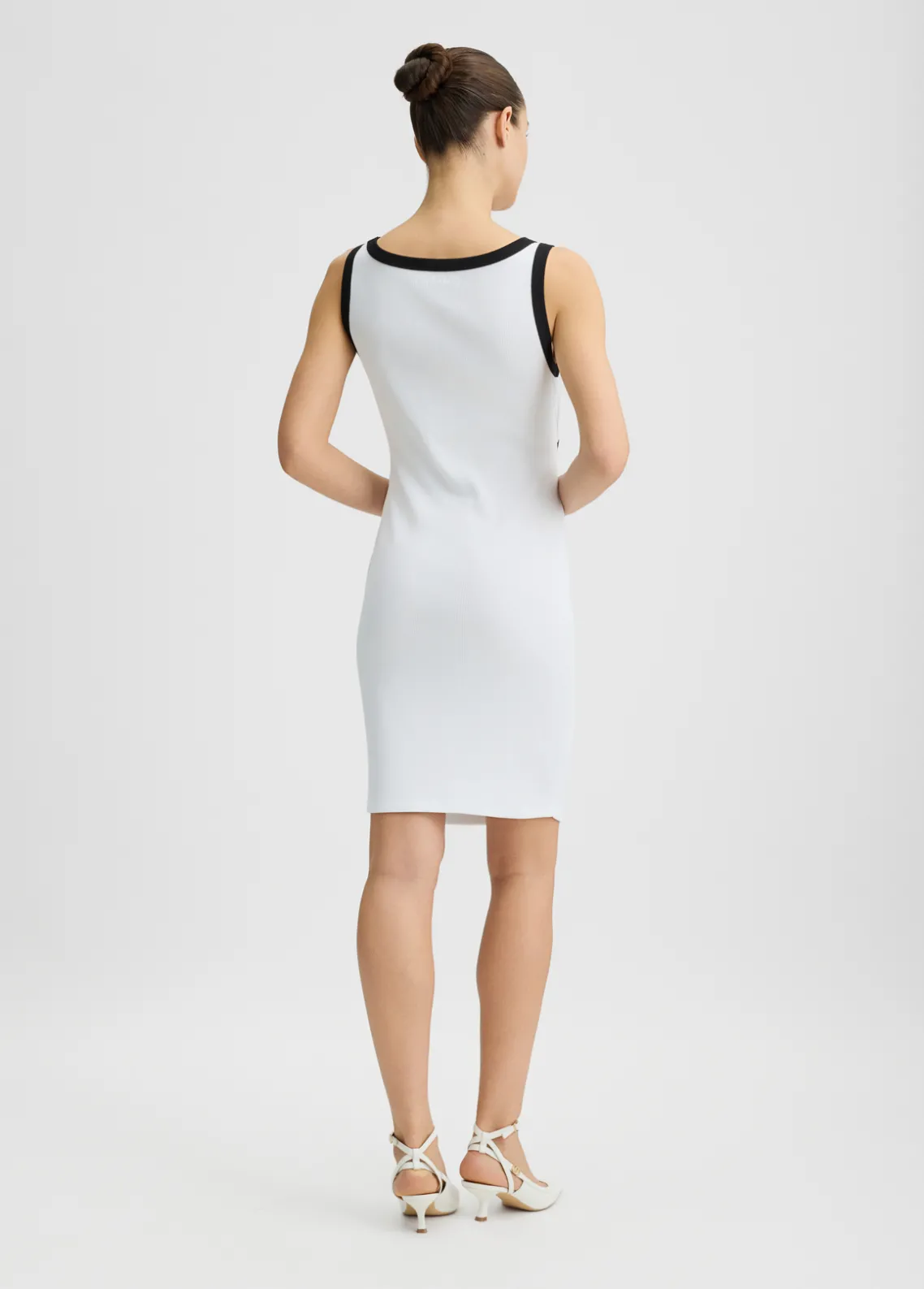 Liu Jo Vestido de punto de algodón-Mujer Moda Baño|Vestidos
