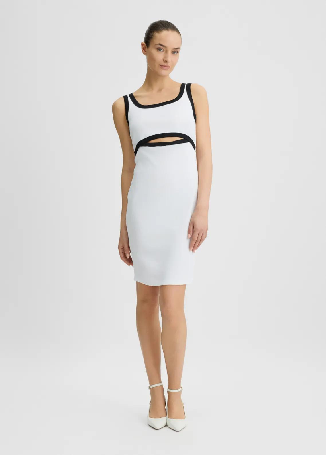 Liu Jo Vestido de punto de algodón-Mujer Moda Baño|Vestidos